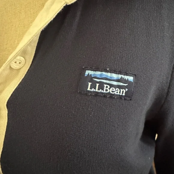 L.L. Bean Dark Blue Rugby | Hardly Worn - Picture 4 of 8